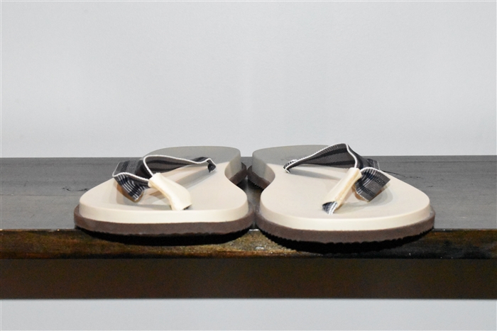Gray Stripe Brunello Cucinelli Sandal, size 9.5