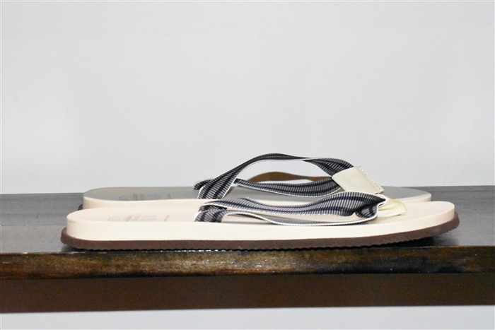 Gray Stripe Brunello Cucinelli Sandal, size 9.5