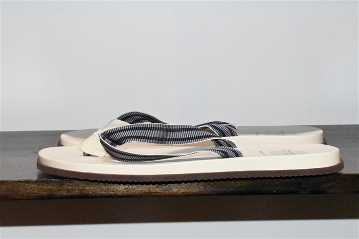Gray Stripe Brunello Cucinelli Sandal, size 9.5