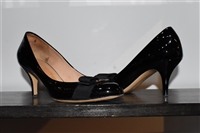 Black Patent Salvatore Ferragamo Pumps, size 7