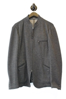 Charcoal Giorgio Armani Zippered Jacket, size M
