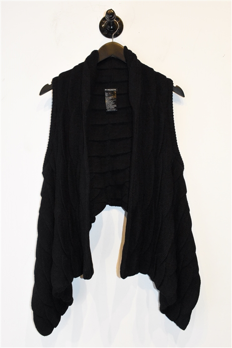Basic Black Ann Demeulemeester Vest, size L