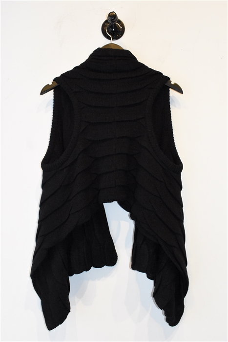 Basic Black Ann Demeulemeester Vest, size L