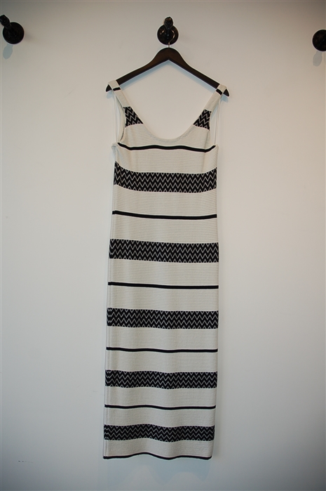 White & Black Alice + Olivia Sweater Dress, size L