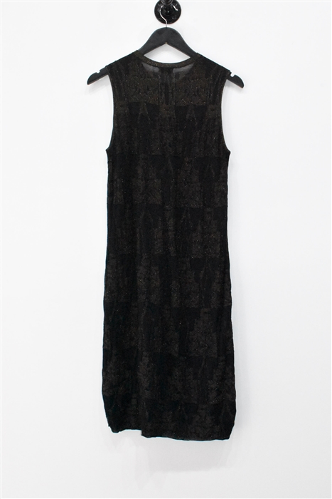 Black & Gold Akris Sheath Dress, size 10