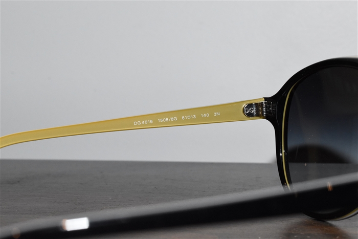 Shiny Black Dolce & Gabbana Sunglasses, size O/S