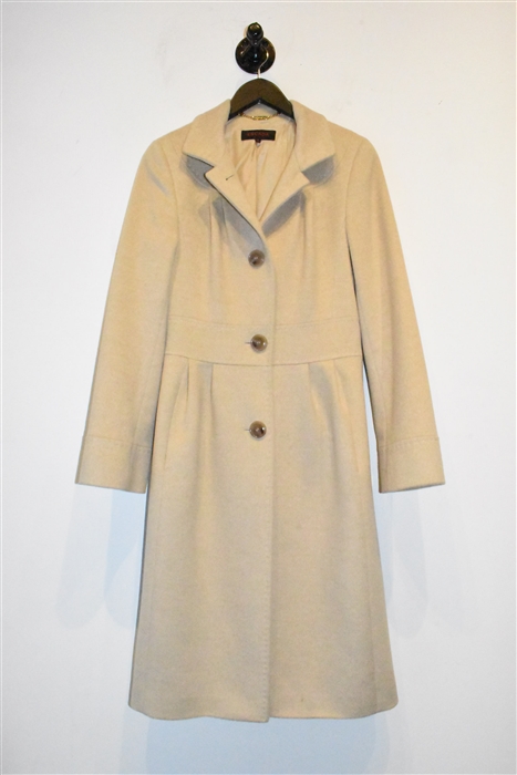 Oatmeal Escada Coat, size 6