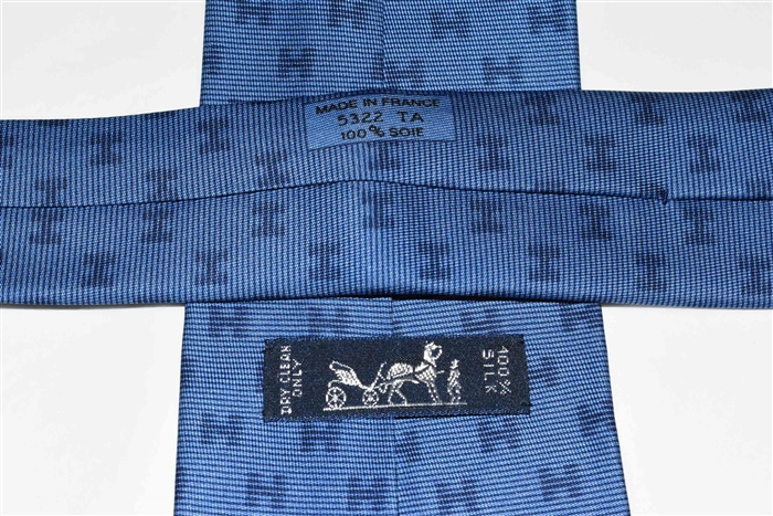 Dusk Blue Hermes Tie, size O/S