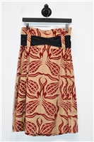 Floral Dries van Noten A-Line Skirt, size 8
