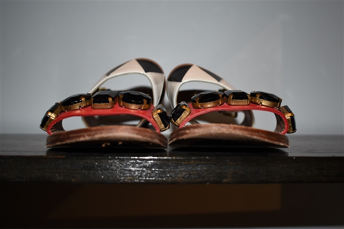 Geometric Marni Sandal, size 8