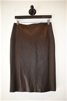 Espresso Brunello Cucinelli Pencil Skirt, size 6