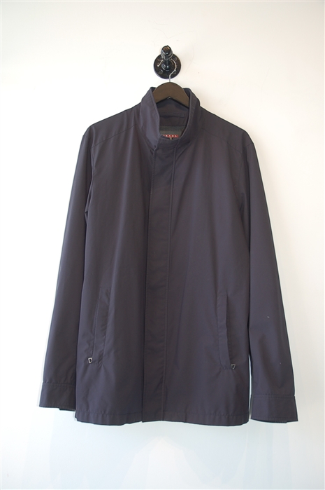 Navy Prada Zippered Jacket, size XL