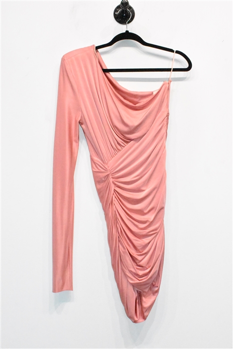 Salmon Alexandre Vauthier Sheath Dress, size 8