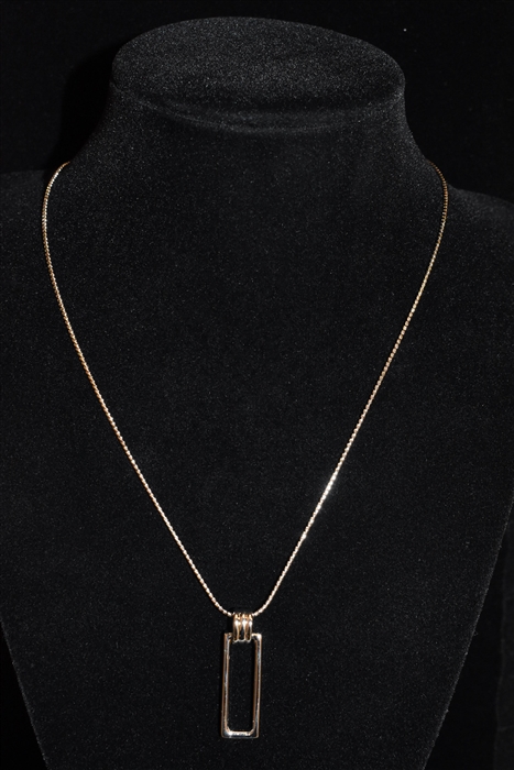 Rhodium Nina Ricci - Vintage Necklace, size O/S