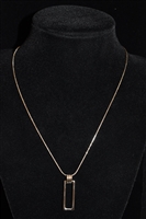Rhodium Nina Ricci - Vintage Necklace, size O/S