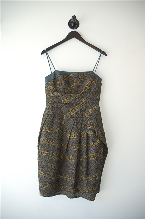 Animal Print Lida Baday Cocktail Dress, size 6