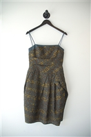 Animal Print Lida Baday Cocktail Dress, size 6