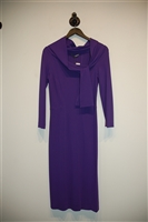 Ultra Violet Alberta Ferretti Sheath Dress, size 6