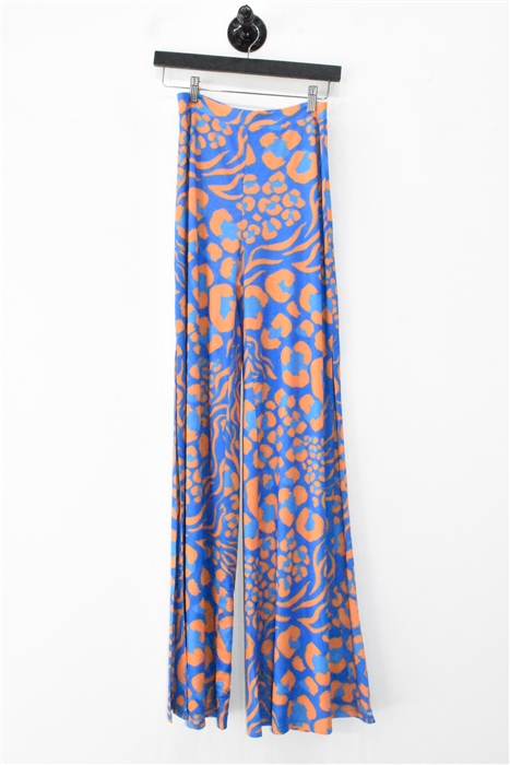 Blue & Orange Eliya The Label Flared Trousers, size 2