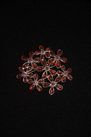 Rhodium Nina Ricci Brooch, size O/S