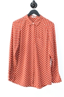 Rust Equipment Silk Shirt, size L