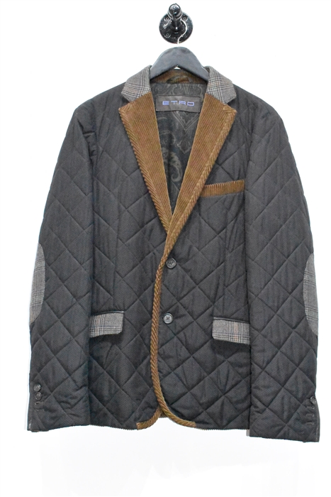 Espresso Etro Quilted Jacket, size S