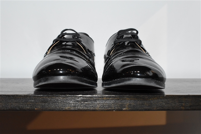 Black Leather Prada Derby, size 10