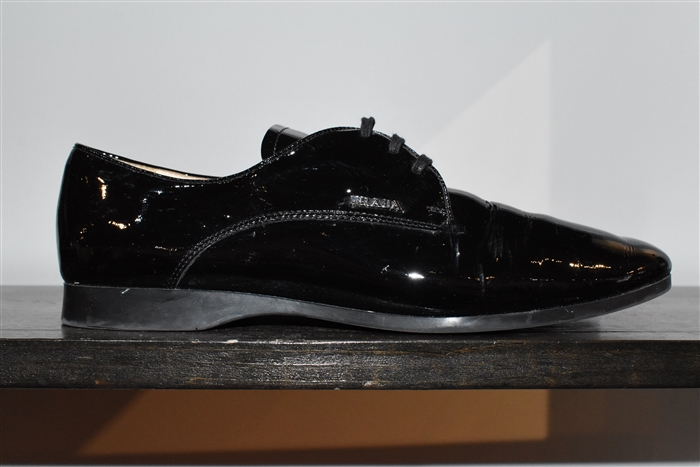 Black Leather Prada Derby, size 10
