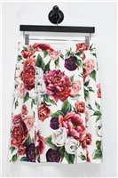 Floral Dolce & Gabbana A-Line Skirt, size 8