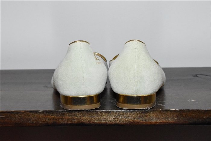 Mint Green Charlotte Olympia Flats, size 5