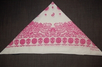 White & Pink Alexander McQueen Bandana, size O/S
