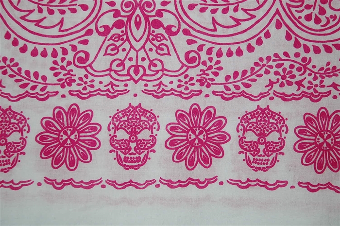 White & Pink Alexander McQueen Bandana, size O/S