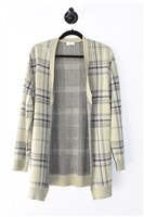 Yellow Check Dries van Noten Cardigan, size M