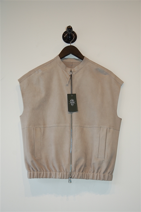 Pale Gray Eleventy Vest, size 6