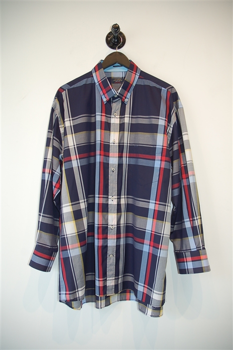 Check Paul & Shark Button Shirt, size 2XL