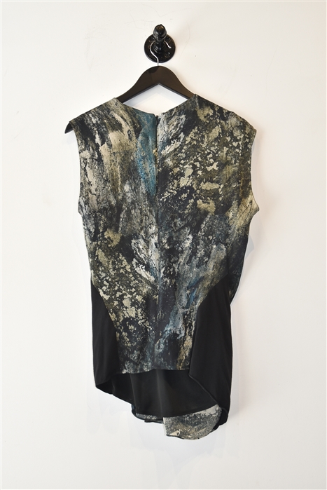 Abstract Print Helmut Lang Sleeveless, size M