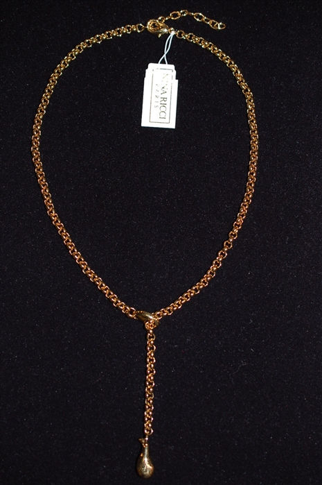 Gold Nina Ricci Necklace, size O/S