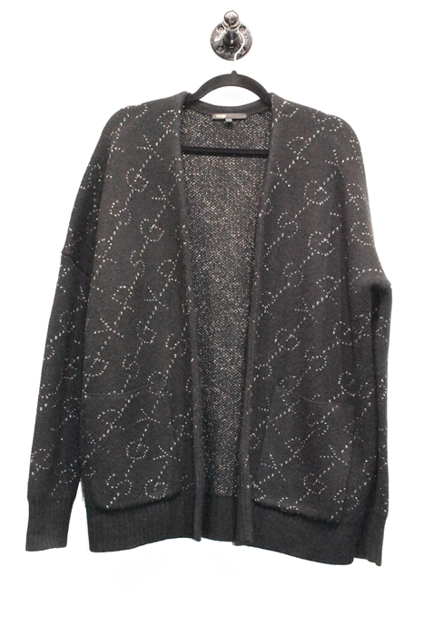 Black & Silver Maje Cardigan, size M