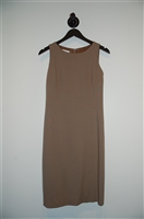 Soft Beige Akris - Punto Sheath Dress, size 4