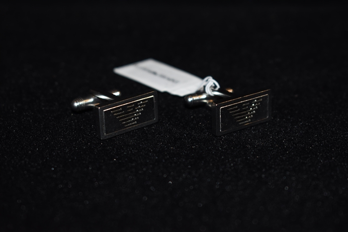 Stainless Steel Emporio Armani Cufflinks, size O/S