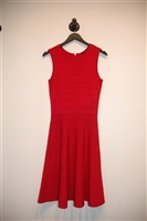 Ruby Pink Tartan A-Line Dress, size XS