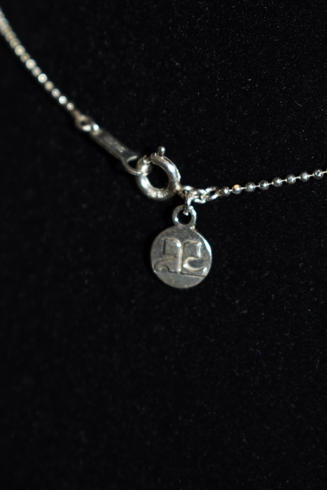 Sterling Silver Courreges - Vintage Necklace, size O/S