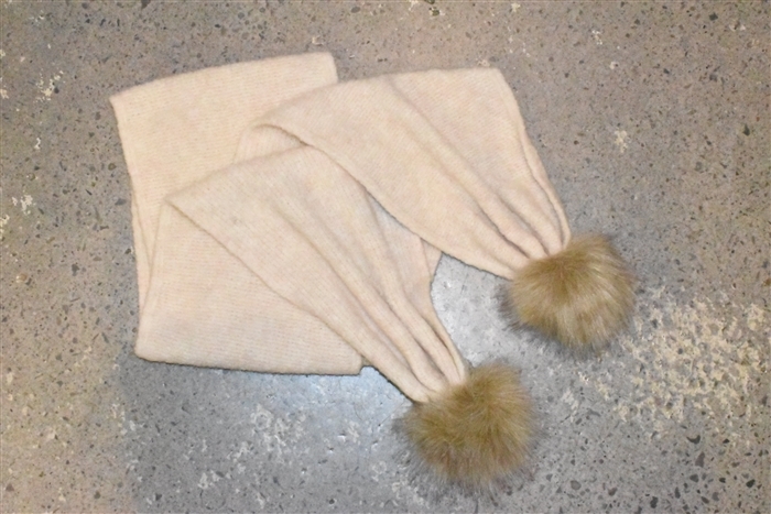 Soft Beige Luisa Cerano Scarf, size O/S