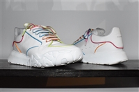 White Leather Alexander McQueen Sneaker, size 9