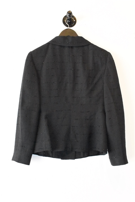 Sparkly Black Versace Jeans Couture Jacket, size 8