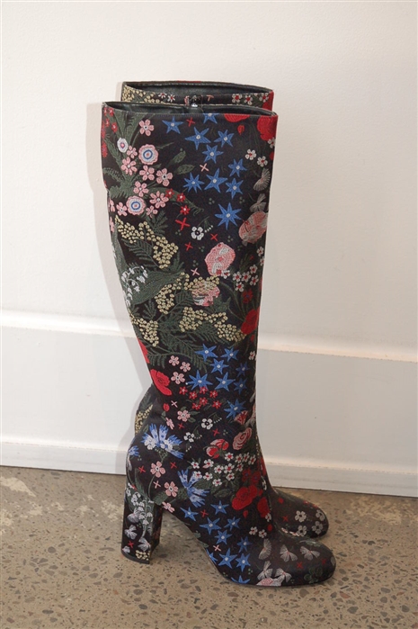 Floral Valentino Tall Boots, size 9