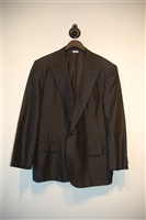 Basic Black Brioni Suit Jacket, size 46