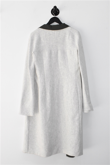 Chalky White Ter Et Bantine Coat, size 12
