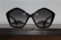 Shiny Black Miu Miu Sunglasses, size O/S