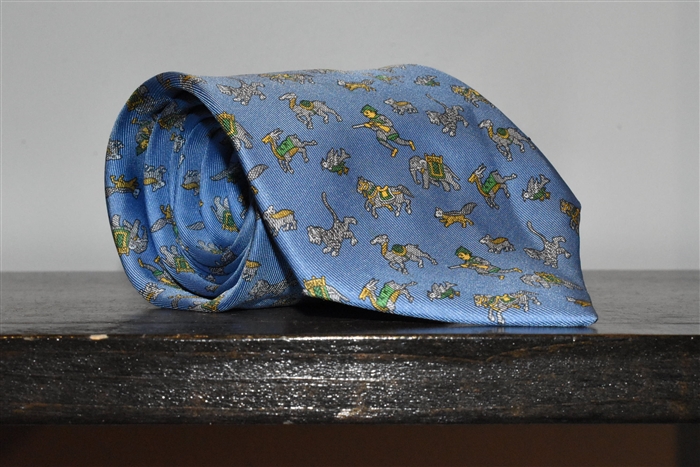 Dusk Blue Hermes Tie, size O/S